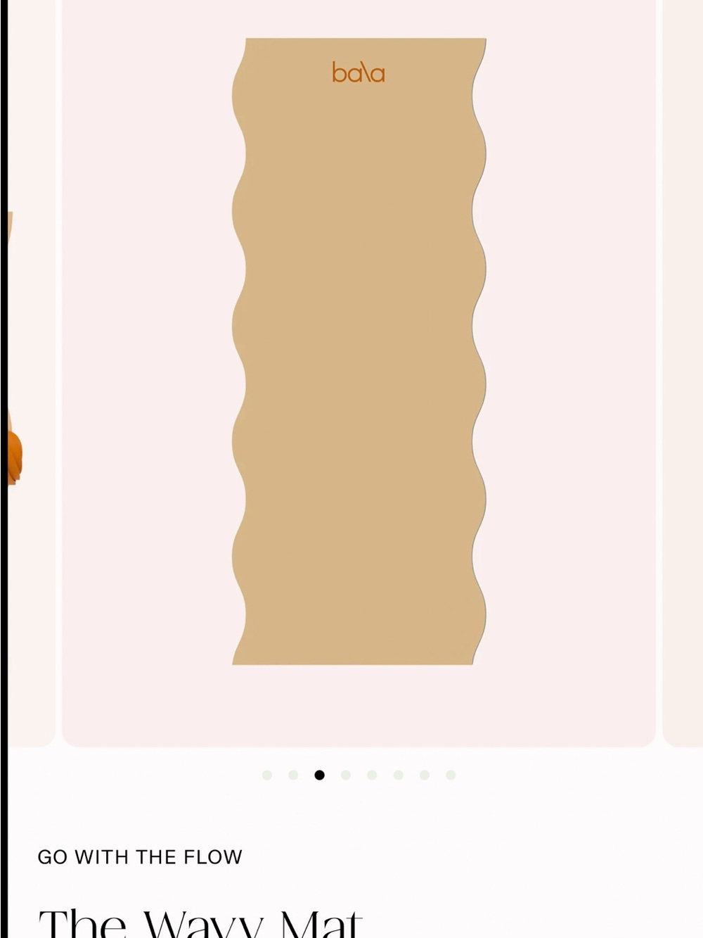 Bala Wavy Mat in Beige-Tan